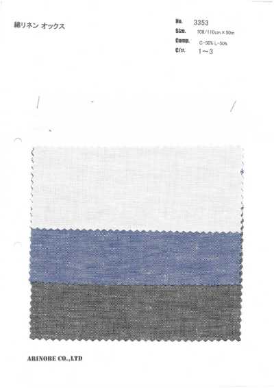 3353 Oxford in cotone e lino