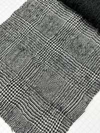 3240 Cotone Lana Lavorazione Rondella Glen Check[Tessile / Tessuto] Tessuto Pregiato Sottofoto