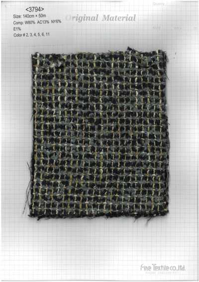 Tweed loop scuro