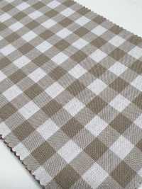 52300 C30S Earth Gingham[Tessile / Tessuto] VANCET Sottofoto