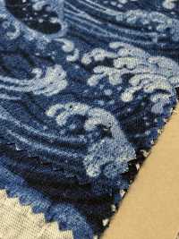 850350 Motivo Giapponese In Stile Denim Tsumugi Shantung SEVENBERRY®[Tessile / Tessuto] VANCET Sottofoto