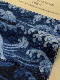 850350 Motivo Giapponese In Stile Denim Tsumugi Shantung SEVENBERRY®[Tessile / Tessuto] VANCET Sottofoto