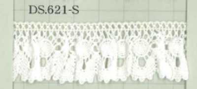 Merletto elasticizzato con volant 23 mm