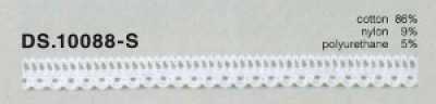 DS10088-S Merletto elasticizzato larghezza 8 mm