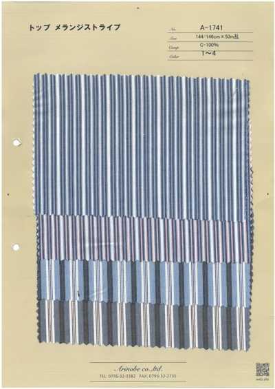 A-1741 Top a righe melange