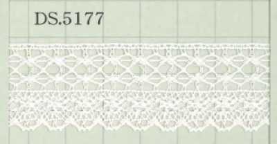 Merletto di cotone 24 mm