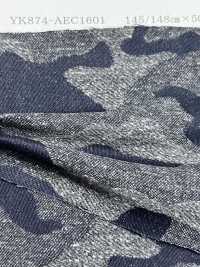 YK874-1601 Jazz Nep Jacquard Camouflage[Tessile / Tessuto] Tessuto Yoshiwa Sottofoto