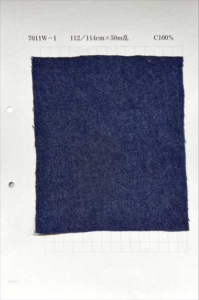 7011W Colore Denim Wash, finitura 12 Oz blu navy