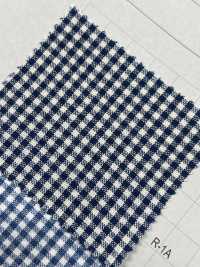 4050 Striscia A Quadretti A Quadretti Indaco[Tessile / Tessuto] Tessuto Yoshiwa Sottofoto