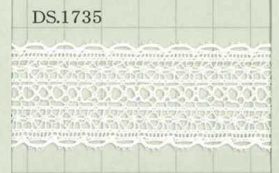 Merletto di cotone Larghezza: 30 mm