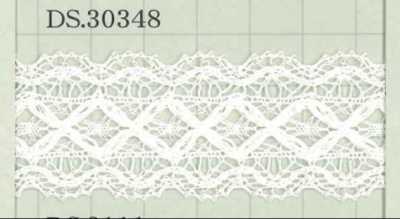 Merletto in cotone Larghezza: 28 mm