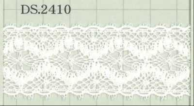 Merletto in cotone Larghezza: 28 mm