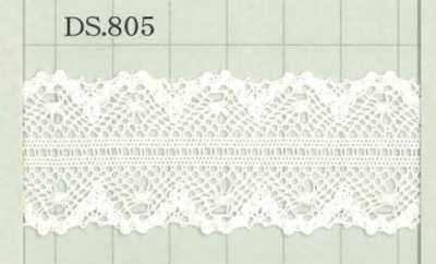 Merletto di cotone Larghezza: 30 mm