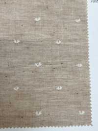 KYC644-W-D1 Dobby Tagliato In Cotone Biologico Non Tinto[Tessile / Tessuto] Uni Textile Sottofoto
