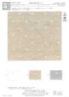 KYC644-W-D1 Dobby tagliato in cotone organico non tinto