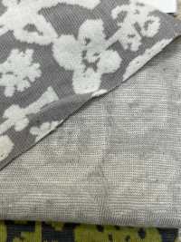 75047-B Motivo Floreale Jacquard Sfocato A Coste Circolari[Tessile / Tessuto] AZIENDA SAKURA Sottofoto