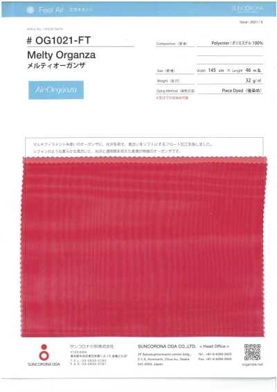 OG1021-FT Organza Melty
