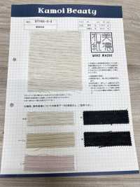 ST16X-3-3 100% Lino Loomstate Lino Ohmi[Tessile / Tessuto] Kumoi Beauty (Chubu Velveteen Velluto A Coste) Sottofoto