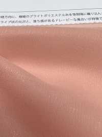 017-2 Georgette Con Superficie Sabbiata A Righe Luminose[Tessile / Tessuto] Suncorona Oda Sottofoto