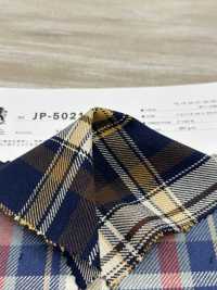 JP-5021 8/1 Pesante Twill Check[Tessile / Tessuto] Fibra Di Kuwamura Sottofoto