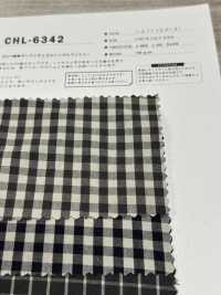 CHL-6342 40/1 Lino Down Proof Natural Wrinkle Washer Processing[Tessile / Tessuto] Fibra Di Kuwamura Sottofoto