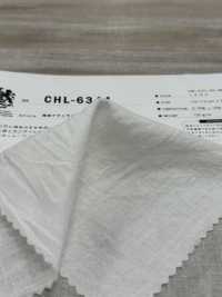 CHL-6344 Lavorazione A Rondella Stile Voile Naturale In Lino[Tessile / Tessuto] Fibra Di Kuwamura Sottofoto