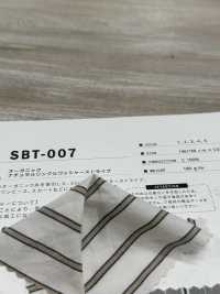 SBT-007 Strisce Lavate Antirughe Naturali Organiche[Tessile / Tessuto] Fibra Di Kuwamura Sottofoto