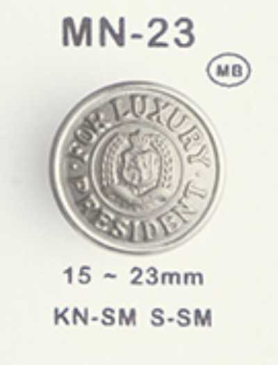 MN23 Bottone in metallo