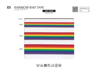 SIC-1220 Nastro in maglia arcobaleno