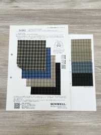 14381 50 Rondelle Artigianali A Filo Singolo Elaborate Sky Feather Dobby Mini Check[Tessile / Tessuto] SUNWELL Sottofoto
