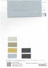 14385 Salopette In Cotone Organico/Canapa ECOPET® Tinto In Filo[Tessile / Tessuto] SUNWELL Sottofoto