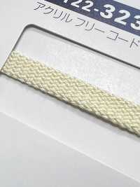 122-323 Cordino Piatto Medio In Acrilico Senza Cordino[Cavo A Nastro] DARIN Sottofoto