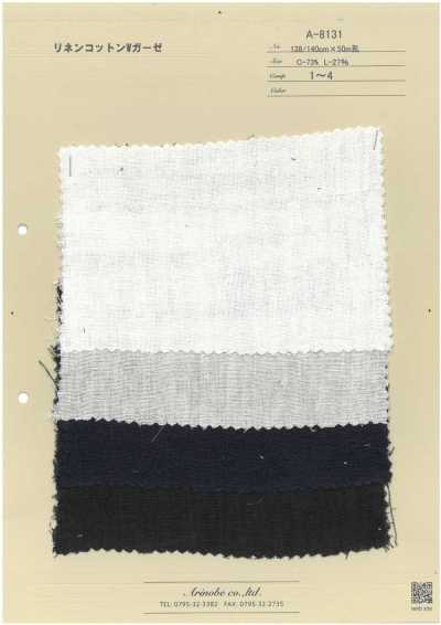 A-8131 Garza doppia lino cotone