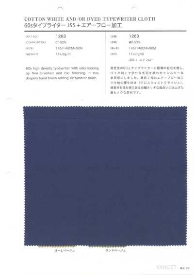 1263 60s Typewriter JSS + finitura Air-flow