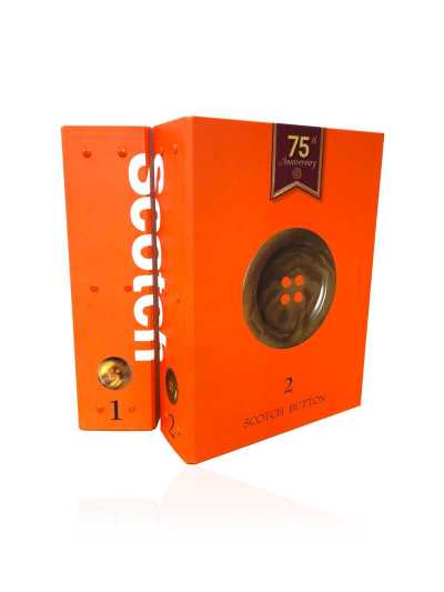 Cartoncino campione bottoni Scotch
