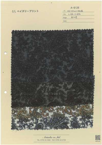 A-8126 C/L stampa paisley