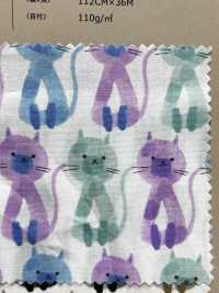 850418 SEVENBERRY® Broadcloth Funkytown CATS[Tessile / Tessuto] VANCET Sottofoto