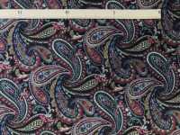 4223 200 Panno In Doppia Altezza, Elegante Motivo Cachemire Vintage[Tessile / Tessuto] VANCET Sottofoto