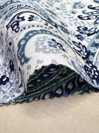 4227 Tessuto A Trama Larga, Elegante, Vintage, Motivo Paisley Grande[Tessile / Tessuto] VANCET Sottofoto