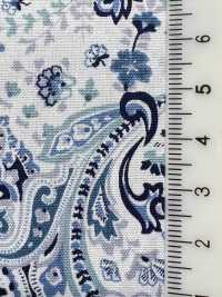 4227 Tessuto A Trama Larga, Elegante, Vintage, Motivo Paisley Grande[Tessile / Tessuto] VANCET Sottofoto