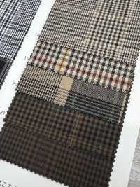 8615 30 Fili Gabardine Check Ad Alta Densità[Tessile / Tessuto] VANCET Sottofoto