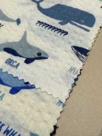 82158 SEVENBERRY® Ripple Cross The Sea Is A Man's Romance Whale[Tessile / Tessuto] VANCET Sottofoto