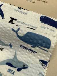 82158 SEVENBERRY® Ripple Cross The Sea Is A Man's Romance Whale[Tessile / Tessuto] VANCET Sottofoto