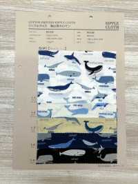 82158 SEVENBERRY® Ripple Cross The Sea Is A Man's Romance Whale[Tessile / Tessuto] VANCET Sottofoto