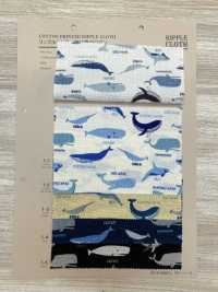 82158 SEVENBERRY® Ripple Cross The Sea Is A Man's Romance Whale[Tessile / Tessuto] VANCET Sottofoto