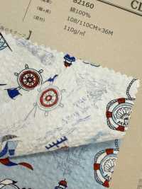 82160 SEVENBERRY® Ripple Cross The Sea Is A Man's Romance Motivo Marino[Tessile / Tessuto] VANCET Sottofoto