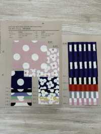 83060 SEVENBERRY® T/C Color Denim Print Polka Dots, Flowers, And Checks[Tessile / Tessuto] VANCET Sottofoto