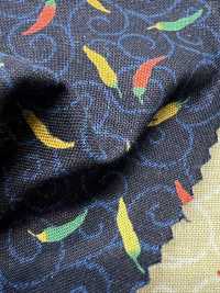 88234 Fogli Di Peperoncino SEVENBERRY® In Stile Loomstate[Tessile / Tessuto] VANCET Sottofoto