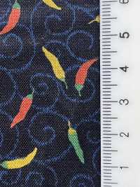 88234 Fogli Di Peperoncino SEVENBERRY® In Stile Loomstate[Tessile / Tessuto] VANCET Sottofoto