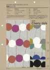 850432 SEVENBERRY® Tela canvas in cotone e lino Pois ciliegia